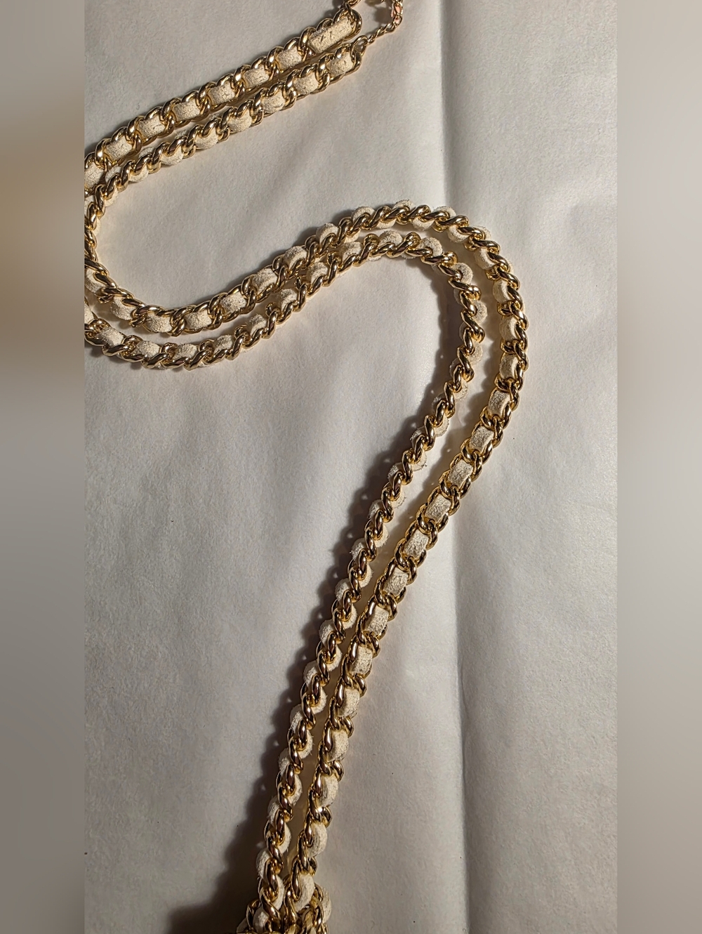 Guess Rose Gold Knot Tassel Lariat 20" Necklace - Picture 7 of 9